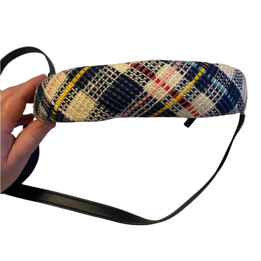 Sold!!!!Kate Spade Smile Plaid Tweed Small Crossbody - Picture 8 of 15